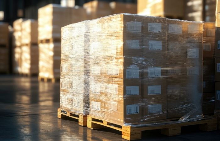 Automatisation de bout en bout – du filmage au stockage grande hauteur (11 m)