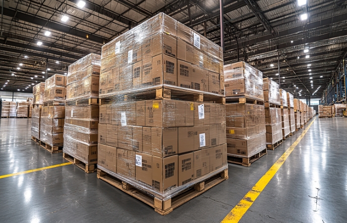 +30 % de densité de stockage grâce au gerbage autonome en masse